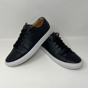 FootJoy FJ Court Spikeless Golf Shoes Men Black Leather Style 56389 Size 9.5 W